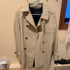 Jack Wills trench coat up size 6 missing belt